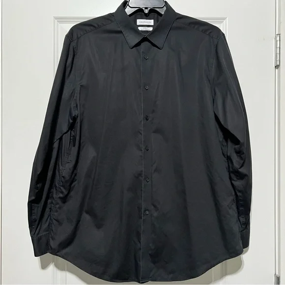 Calvin Klein | Shirts | Calvin Klein Steel Slim Fit Herringbone Button Down Dress Shirt 75 Black | Poshmark Calvin Klein | Shirts | Calvin Klein Steel Slim Fit Herringbone Button Down Dress Shirt 75 Black | Poshmark
